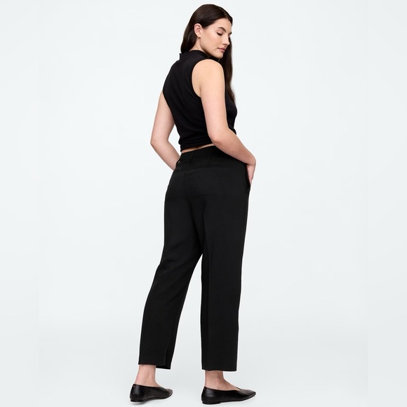NWT! GAP Black Mid Rise Easy Straight-Leg Pants - Multiple Sizes 🔹 - Picture 5 of 10